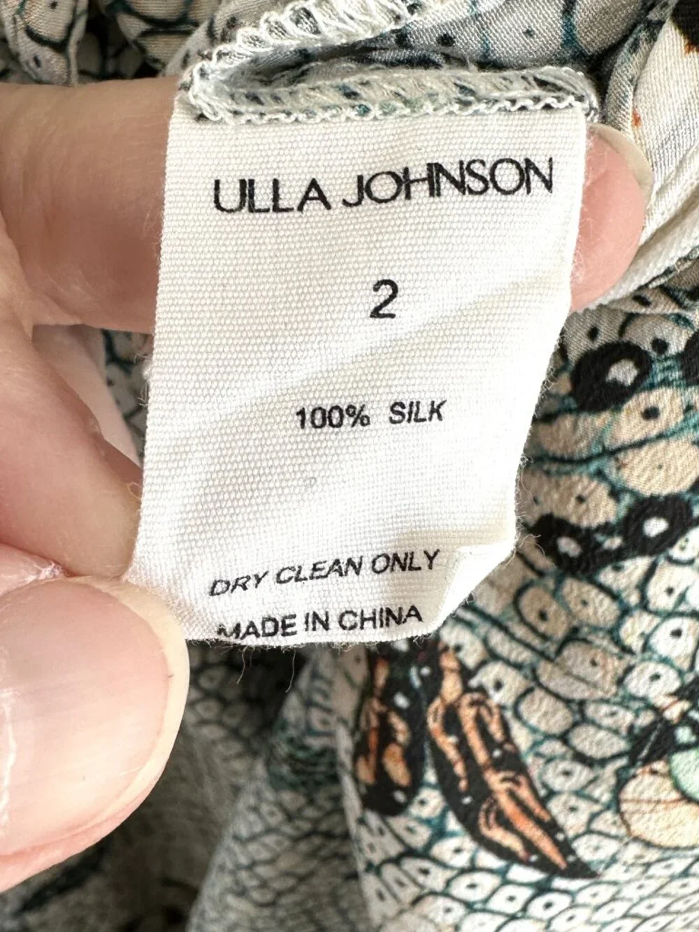 Ulla Johnson Brielle Silk Flutter Sleeve Midi Dress, 2, Elegant Whimsical - Picture 7 of 12